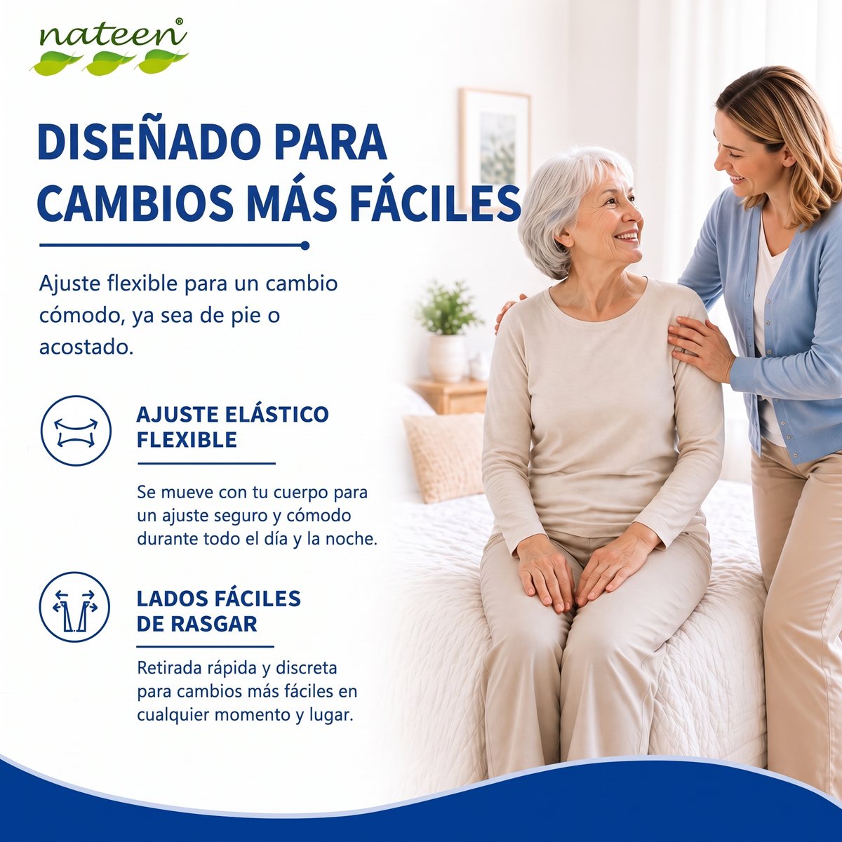 Diseñada para cambios más fáciles